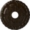Ekena Millwork Kendall Train Station Ceiling Medallion (Canopies up to 3 7/8"), 18 1/2"OD x 3 7/8"ID x 1"P, Bronze CM18KDBZS - alternate 1